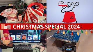 Christmas special - Playing some C64 and Spectrum games, demos, unboxing, PcbWay gift and more