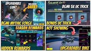 Bgmi Mythic Forge Upgradable Gun ?// A7 Royalpass Bonus Reward Unlock ?// Bgmi 5x UC Bonus Trick