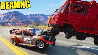 COMPETICIÓN DE CHOQUES A ALTA VELOCIDAD - BEAMNG.DRIVE | Gameplay Español