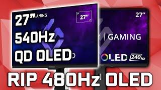 RIP 480Hz OLED - ViewSonic 520Hz (2025 QD OLED)