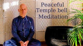 Peaceful Temple Bell Meditation sound once every minute