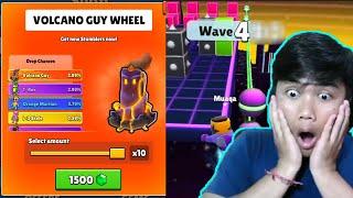 GACHA SKIN AND BREAK WORLD RECORD WAVE 500++ BLOCK DASH ! Live Stumble Guys