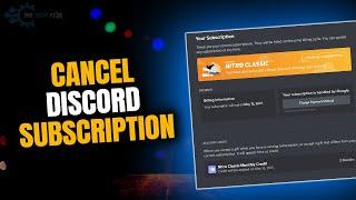 How to cancel discord subscription 2023
