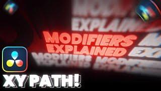 XY Path modifier explained | Davinci Resolve| Fusion Studios.