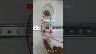 Tripping indicator for miniature circuit breaker