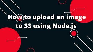 File upload to S3 using aws-sdk and Node/Express