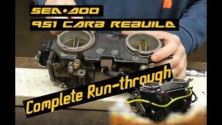 How to Rebuild Seadoo 951 Carbs | Complete Run-through | Mikuni SBN46i