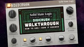 SSL Digicrush - From vintage digital to lo-fi destruction | Usage & Sound - Walkthrough (no talking)