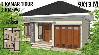 Ide Rumah 3 Kamar Tidur Plus Garasi