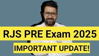 RJS Exam 2025 || Important Updates!