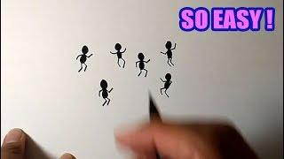 How to draw many little peoples | SO EASY!