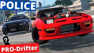 Can A Professional Drifter Outrun The Police? - BeamNG Carhunt