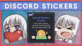Get NEW DISCORD STICKERS | New Server Boost / Nitro Feature!
