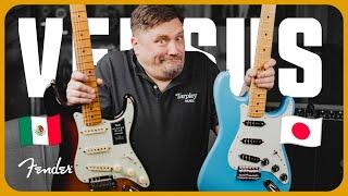 Japanese VERSUS Mexican Strat | Which Import Fender Stratocaster Reigns Supreme?