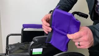 How to Install Crutcheze Wheelchair Arm Pads