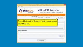 How to Convert MSG to Outlook PST with Some Easy Steps?