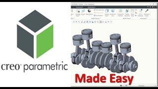 How to run a mechanism in | PTC CREO Parametric 7.0 | Beginner tutorial guide to Kinematic Analysis