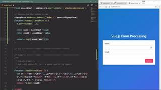 Getting Started with Vue.js: #14 Processing a Form with Vue