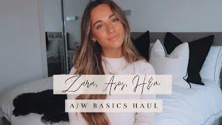 A/W BASICS HAUL | ZARA, ASOS, H&M | RACHEL HOLLAND