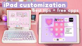 Best iPad customization tips + free apps in 2022  useful widgets, aesthetic homescreen and more