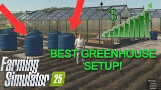 Best way to set up greenhouses in fs25