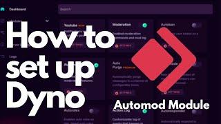 How to setup Dyno Discord Bot | Automod Module