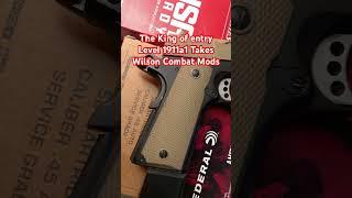 The King of entry Level 1911a1 Takes Wilson Combat Mods #1911 #45acp #45auto #tisas #hunting