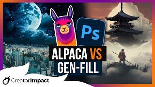 Alpaca VS Generative Fill AI in Photoshop (Comparison!)