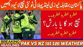 PAK VS NZ 1ST T20 | Weather Update |