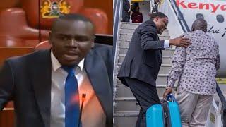 ''IT'S A SHAME TO THIS COUNTRY,'' MP OSORO REACTS ON DP GACHAGUA'S CARRYING A BAG AT JKIA!