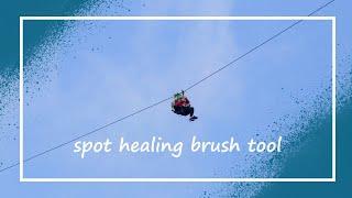 how to use spot healing brush tool | content aware tool in photoshop...