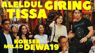 SYIFA DAN ALYSSA NONTON AL EL DUL,GIRING & TISSA BIANI MANGGUNG DI MILAD DEWA 19