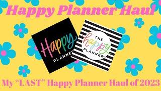 Happy Planner Haul | This is it for 2023!!