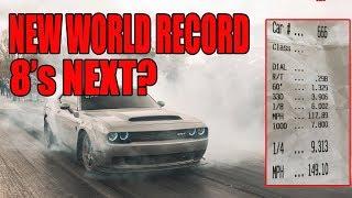 WORLD RECORD FASTEST Dodge Demon | update-Record lost