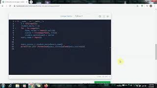 Finding the percentage || Mean value || Python 3 || HackerRank