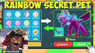 Insane Trade For Rainbow Secret Pet in Roblox Clicker Simulator