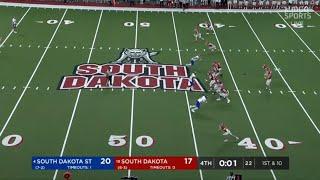 South Dakota State vs South Dakota INSANE Ending | 2021 College Football