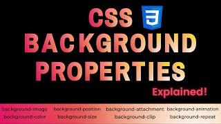 CSS Background Properties Tutorial