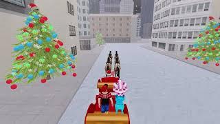 Christmas Flying Santa Gift Delivery Video 7