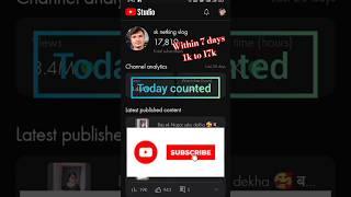 Nalayak se layak ka suffer|Subscriber live count #boys #desi #viral Par day 1 k subscriber