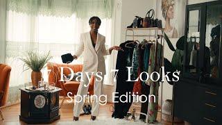 7 Days 7 Looks | Styling Spring Outfits | Aisha Alabi