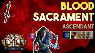[3.24] Blood Sacrament (Relic of the Pact) Build | Ascendant | Necropolis | Path of Exile 3.24