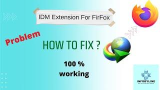 IDM Extension For FireFox | How to Fix IDM Extension Problem in Mozilla Firefox