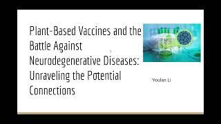 Plant-Based Vaccines and the Battle Against Neurodegenerative Diseases