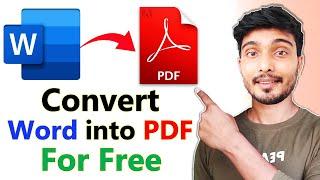 How to Convert Word to PDF in laptop | word to pdf kaise banaye | word se pdf me convert kaise kare