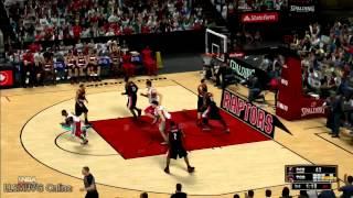 NBA 2K13 gameplay Blazers vs Raptors