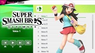 Pokemon Trainer (Female) Voices - Super Smash Bros Ultimate