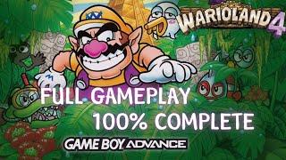 Wario Land 4 (GBA): All Levels 100% Complete - Full Gameplay/Walkthrough (Longplay)