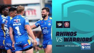 Highlights | Leeds Rhinos v Wigan Warriors | 2024 Betfred Super League, Round 21