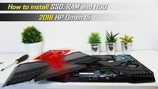 2018 HP Omen 15 SSD / HDD and RAM upgrade - Disassembly Guide
